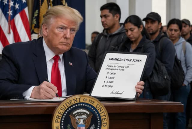 Can the Government Fine Immigrants for Not Leaving?