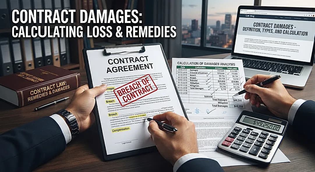 What Are Contract Damages? Type of Compensation After Breach